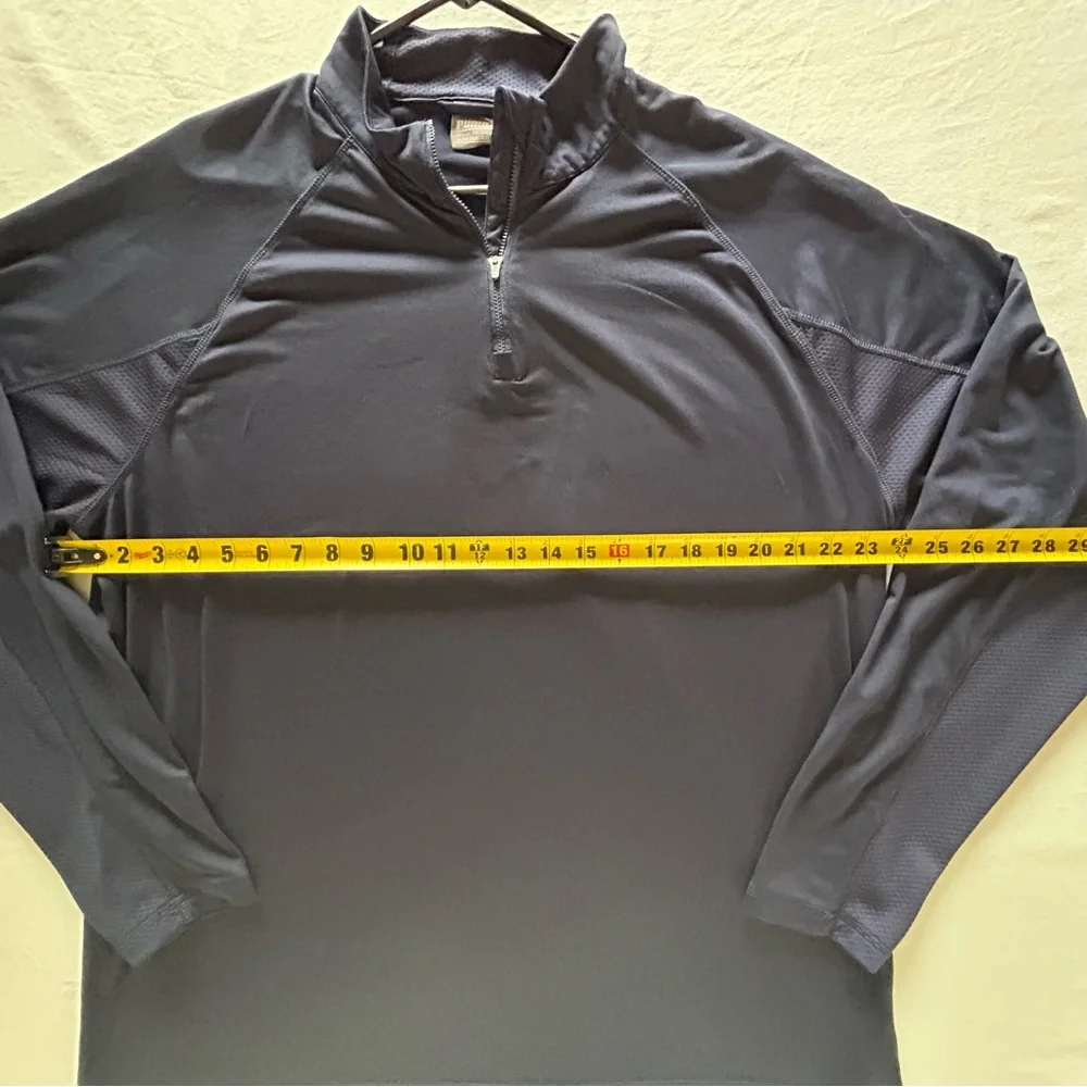 Puma Golf Quarter Zip Pullover Mens XL Black Performance Long Sleeve